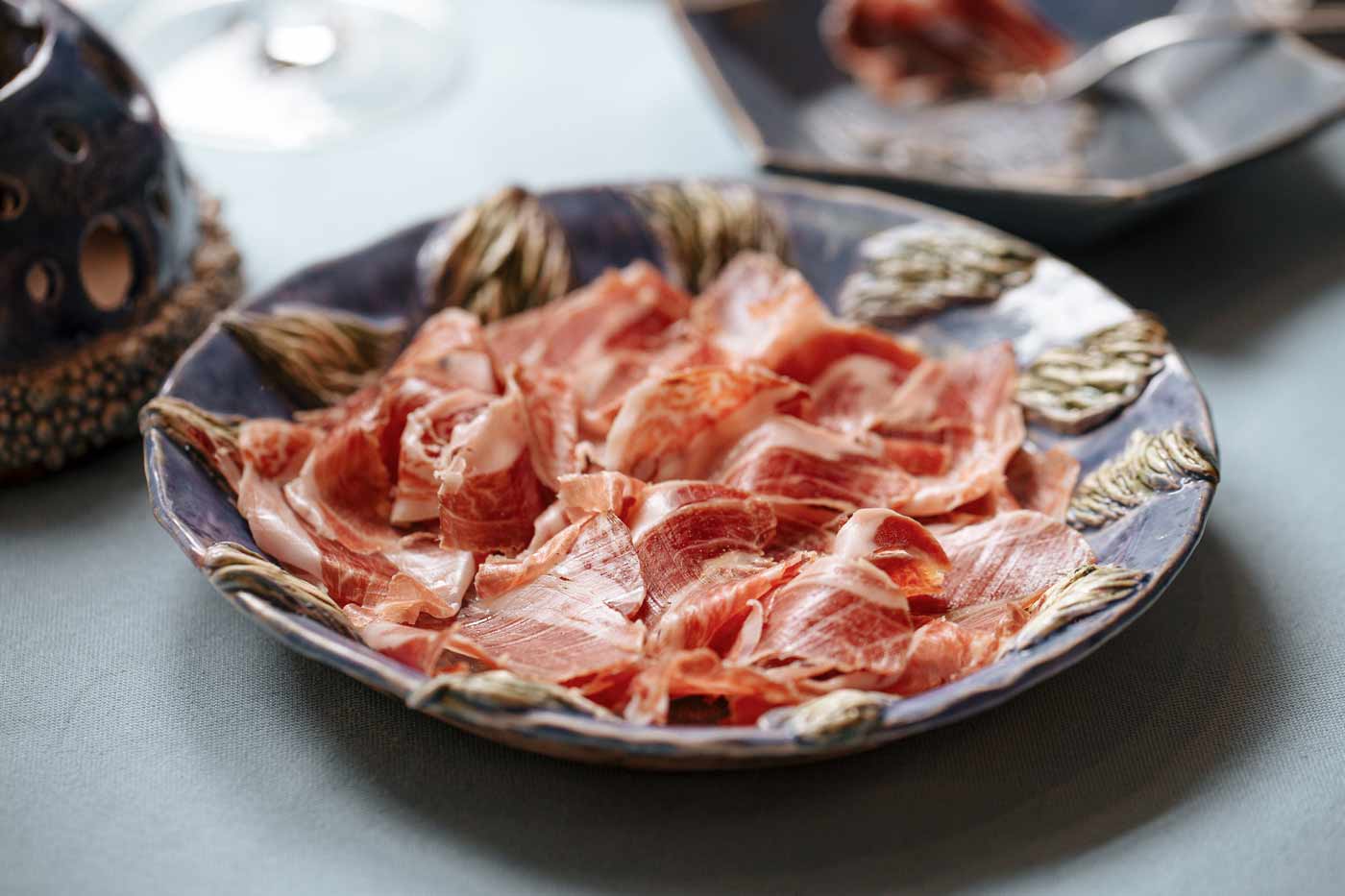 Plato de jamón ibérico